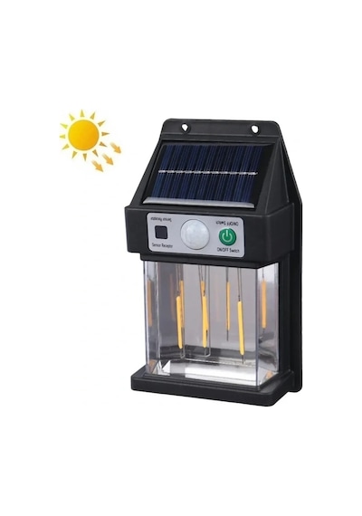Güneş Enerjili Duvar Lambası Yx-666 3w Bx40 Çok Renkli
