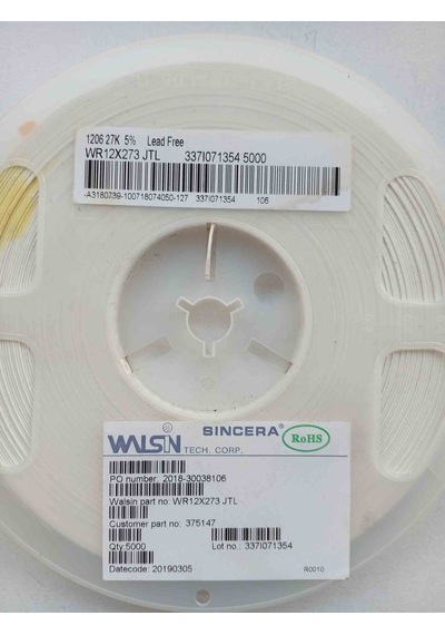 Wr12x273jtl 27k 1206 Smd Direnç 1000 Adet