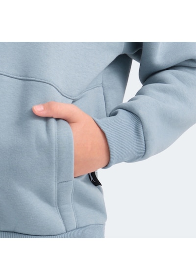 Slazenger  LEXUS Çocuk Kapüşonlu Cepli Mavi Sweatshirt