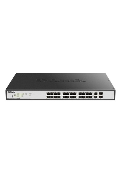 D-lınk Dgs-1100-26mpv2 24 Port Gıgabıt 2x1gb Sfp 2x1gb Rj45 Combo Yönetilebilir 370w Poe Swıtch