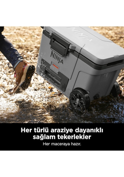 Ninja Frostvault Tekerlekli Cooler 42 Litre - Gri