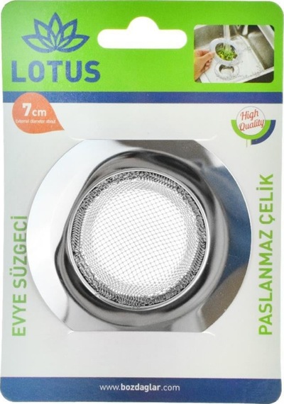 9 Cm Paslanmaz Çelik Lavabo Süzgeci - Evye Süzgeci Çelik Diğer