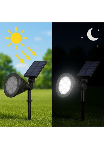 Ct-7310 7w Solar Bahçe Armatürü Yeşil Diğer