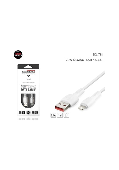 Subzero Cl78 20w 3.4a Xs Max Usb Kablo 1 M