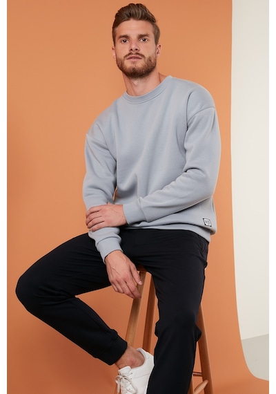 Buratti Erkek Sweat 5905255 Açık Gri Açık Gri