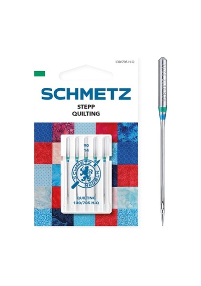 Schmetz 130/705 H-q 14/90 Aile Makinesi İğnesi Patchwork Ve Kapitone Kumaşlar İçindir İnce Hafif Yuvarlak Uç 1 Paket 5 Adettir Tüm Ev Tipi Marka Makineler İle Uyumludur