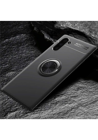 Samsung Galaxy Uyumlu Note 10 Kilif Yüzüklü Tam Korumali Silikon Kapak 417330792