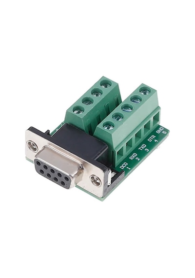 Alkatronik-Db9 To Dip Adaptör Dişi 9 Pin Rs232 Com Port Klemens Çevirici