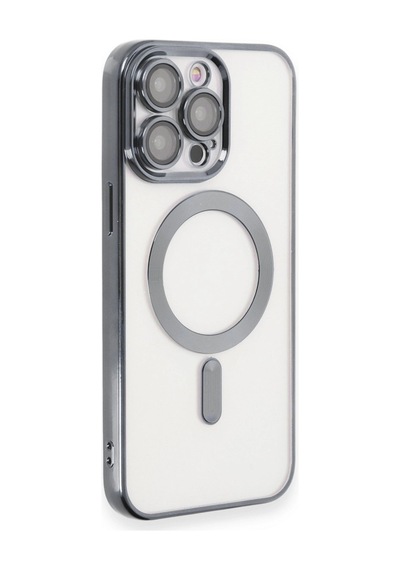 Apple İphone 15 Pro Max Kılıf Kross Magneticsafe Kapak - Titan Gri 0.2M-Çok Renkli