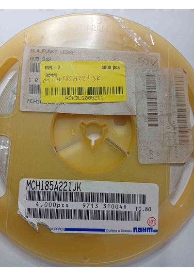 Mch185a221jk 220pf 50v 603 Smd Seramik Kondansatör 700 Adet