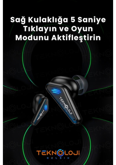 Teknoloji Gelsin K-55 Kulaklık Bluetooth 5.4 Kulak İçi Kulaklık