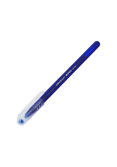 2270 Büro Tükenmez Kalem 1.0mm - Mavi 50 Adet Siyah