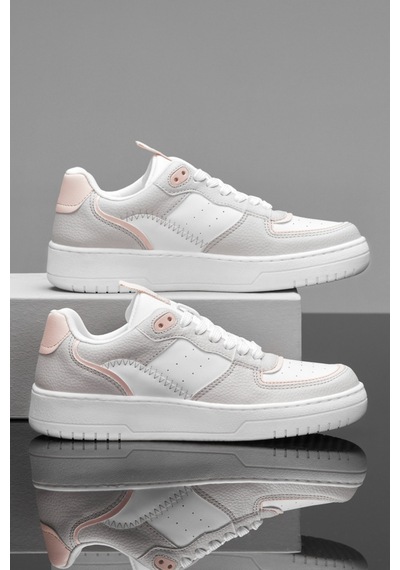 Dark Seer Ds Alley Sneaker 2025 Kadın Beyaz-pudra