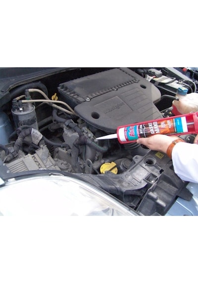 Akfix Ht300 Sıvı Conta Yüksek Isı Silikonu Kırmızı 310 Ml