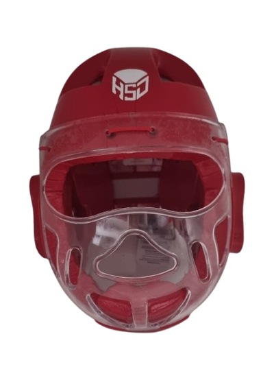 Haşado Wt Onaylı Taekwondo Kapalı Kask Kırmızı