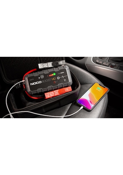 Noco Boost HD GB70 12V 2000 Amper Lityum Akü Takviye + Powerbank + Led Lamba