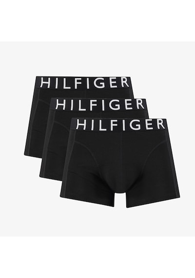 Tommy Hilfiger Bel Lastikli Beyaz Logolu Erkek Siyah 3'lü Boxer Um0um03464 Siyah Tommy Hilfiger Bel Lastikli Beyaz Logolu Erkek Siyah 3'lü Boxer Um0um03464 Siyah