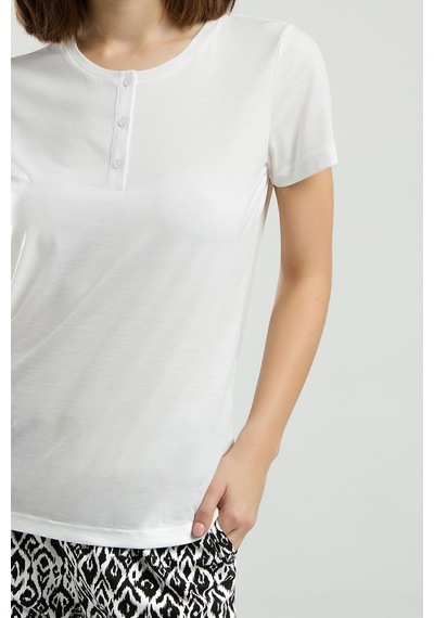 Arnetta Kadın Beyaz Pijama Takımı Ar3241-s-v2 Beyaz