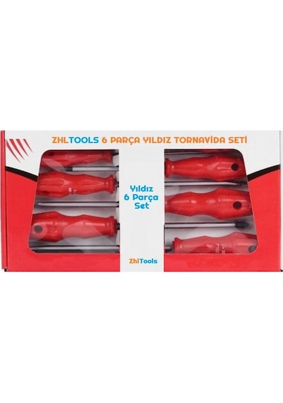 Zhltools Yıldız Tornavida Takımı 6 Parça