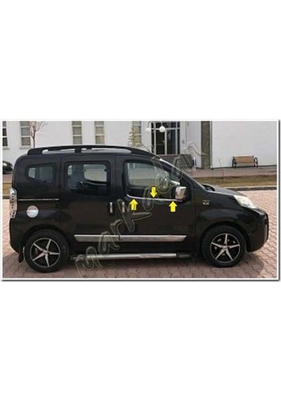 Markadan Citroen Nemo Krom Cam Çıtası 2008 Sonrası 2 Parça   Paslan