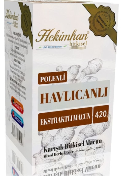 Hekimhan Bitkisel Havlıcanlı Polenli Ekstraktlı Macun 420 G