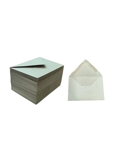 Kraft Mini Zarf - 100 Adet - 7x9cm 1291453141