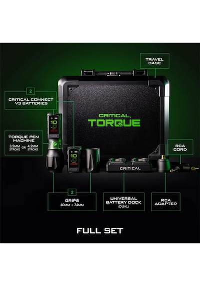 Critical Torque 3.5 Mm Stroke Full Set Seyahat Çantası Dahildir