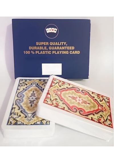 Plastik Oyun Kağıdı, Çift Deste, İskambil Kağıdı, Kendi Özel Kutusunda, Uzun Ömürlü