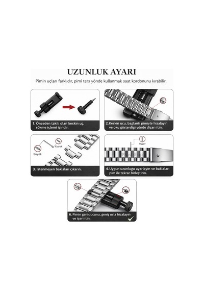 Xiaomi Redmi Watch 5 Active/lite Amazfit Gtr 2e 47mm Uyumlu 22mm Paslanmaz Çelik Akıllı Saat Kordonu
