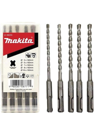 Makita D-38255 5 Parçalı Sds Plus Matkap Ucu Seti
