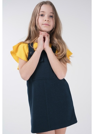 Brz Kids Kız Çocuk Salopet-Lacivert