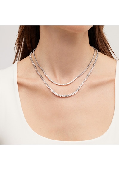 Merano Design Rhodium Su Yolu Kolye 3 MM Kırmızı