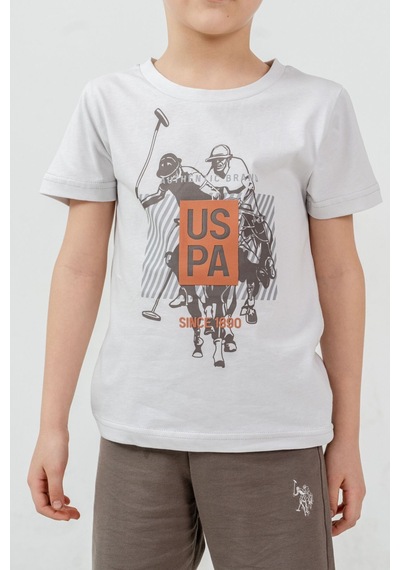 U.s. Polo Assn Kids U.s Polo Assn Erkek Çocuk Kahverengi Bermuda Takım Us2472-c-v2 Vizon