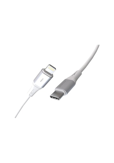 Wahoo Type C-lightning 27watt Pd Hızlı Şarj Kablosu Beyaz/gümüş Metal 100 Cm Standart