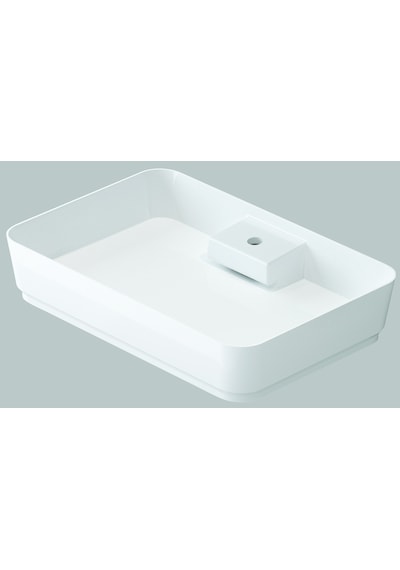 Idevit Slim Dikdörtgen Gizli Gider Çanak Lavabo 60CM Dahil