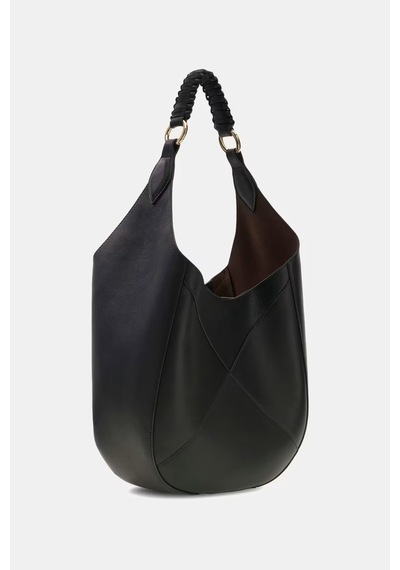 Guess Pauline Hobo Deri Kadın Omuz Çantası Hwzoaap6210 Siyah