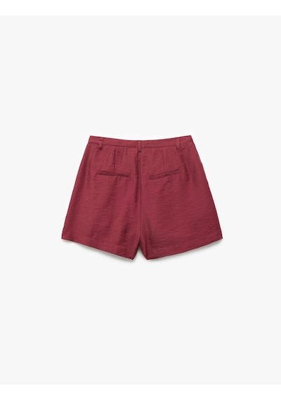 Koton Koton X Melis Ağazat - Modal Kumaş Pile Detaylı Cepli Mini Şort Bordo 5sak40337uw Bordo Koton Koton X Melis Ağazat - Modal Kumaş Pile Detaylı Cepli Mini Şort Bordo 5sak40337uw Bordo