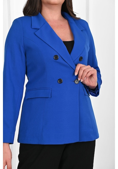 Kadın Astarlı Büyük Beden Blazer Ceket 0101-1 001