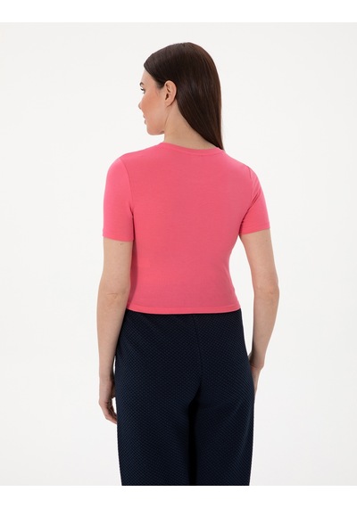 Pierre Cardin Kadın Pembe Tişört 50306945-vr041 Pembe