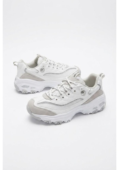 Fort 07387 Rahat Kalın Taban Sneaker Kadın Ayakkabı Beyaz