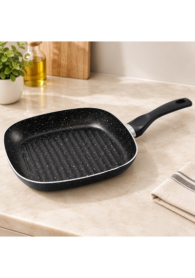 Granit Kaplamalı Tek Saplı Grill Tava Diğer