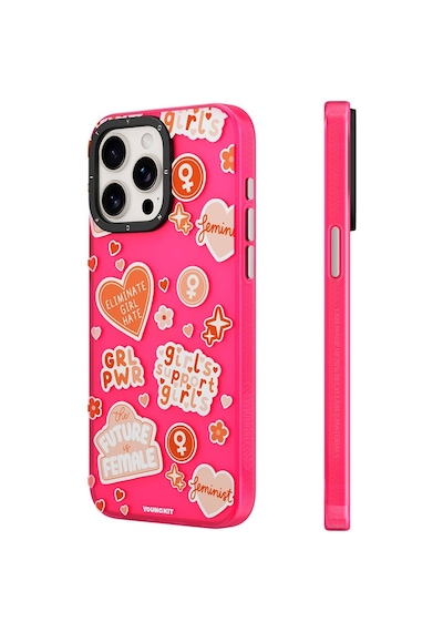 Apple Uyumlu iPhone 12 Pro Max Kılıf Bethany Green Tasarımlı Youngkit Sweet Language Kapak Gri
