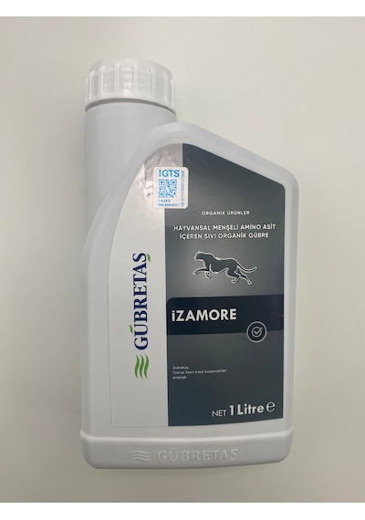 İzamore Hayvansal Menşeili Aminoasit İçeren Sıvı Organik Gübre - 1 Litre Bitki Stres Giderici, Hızlı Büyütücü & Şelatlayıcı