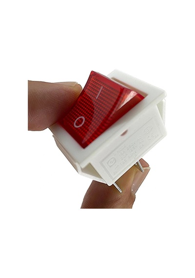 Ic-104b Geniş Işıklı Anahtar On-off Beyaz Kasa