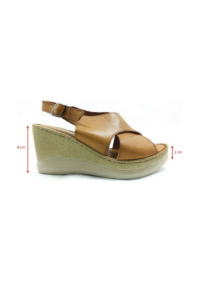 Marine Shoes Hakiki Deri Sandalet Taba 86 063-177 001