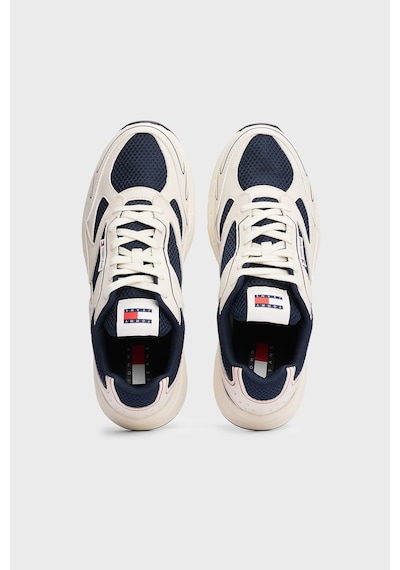 Tommy Hilfiger Tommy Jeans Erkek Ayakkabı Em0em01520 0g1 Beyaz-lacivert Beyaz-lacivert