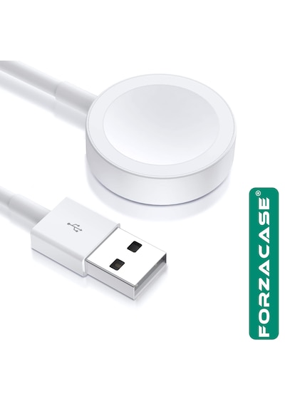 Forzacase Apple Uyumlu  Watch Se 3 40mm Ve 44mm İle Usb Manyetik Şarj Kablosu 1 Metre - Fc017