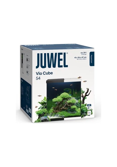Juwel Vio Cube 54 Siyah Akvaryum Seti 41x36x47 Cm Led Aydınlatmalı Ve Filtreli