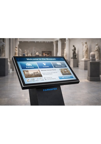 Touchscreen Desk Kiosk - 65"