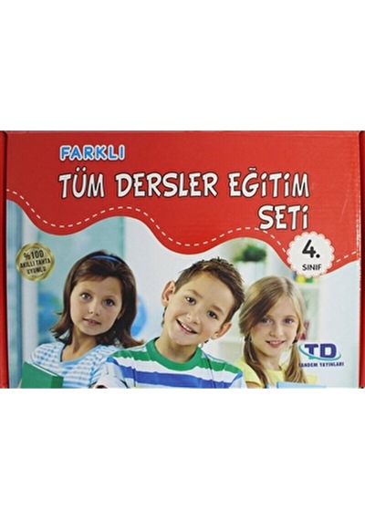 4. Sınıf Farklı Tüm Dersler Eğitim Seti 4 Kitap Takım / Tandem Yayınları / 9786052285572
